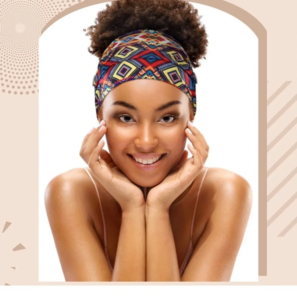 Elastic Headbands Beach Hair Accessories for Women Girls (Simple Patterns)​​ - Picture 4 of 7